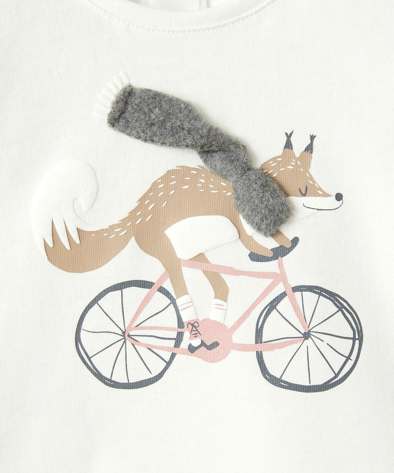 IL GUFO foxプリントカットソー３