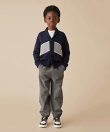 IL GUFO Block Color Organic Cotton Cardigan