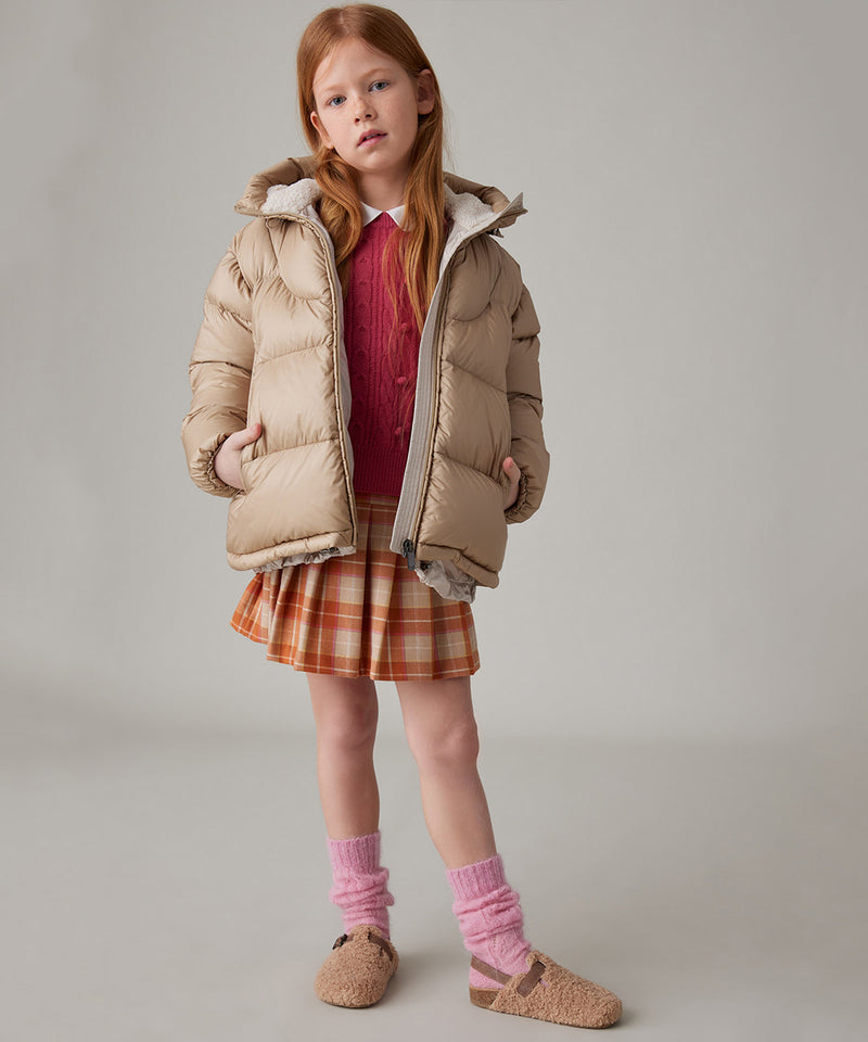 IL GUFO チェックテクノウールスカート 32-840623006-13 4Y/6Y/10Y/14Y