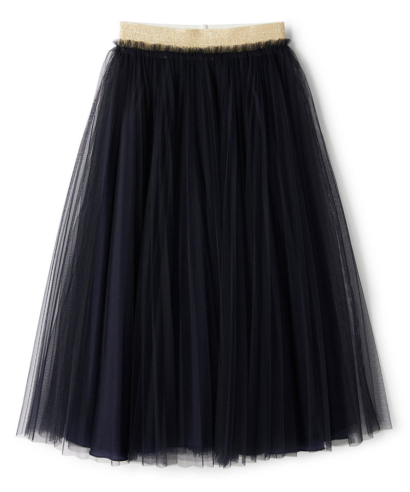 IL GUFO pleated tulle skirt