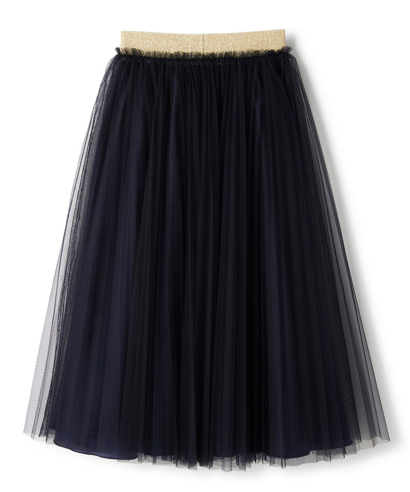 IL GUFO pleated tulle skirt