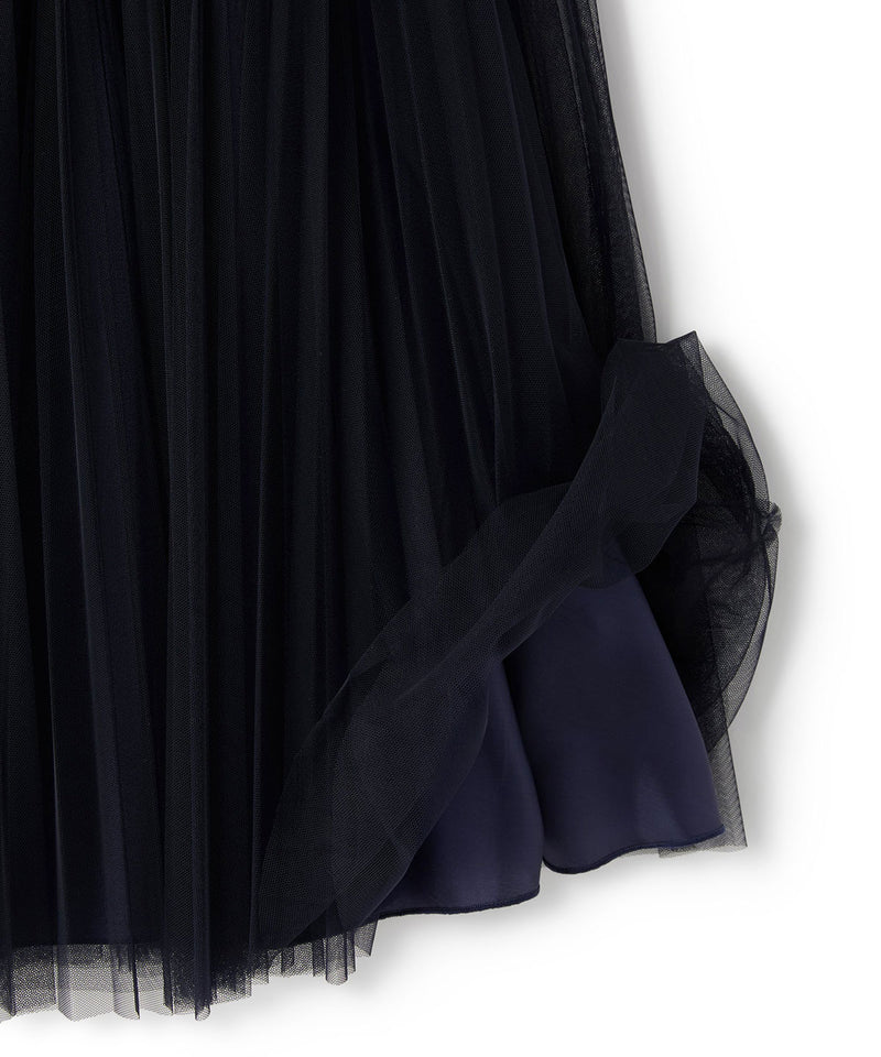 IL GUFO pleated tulle skirt