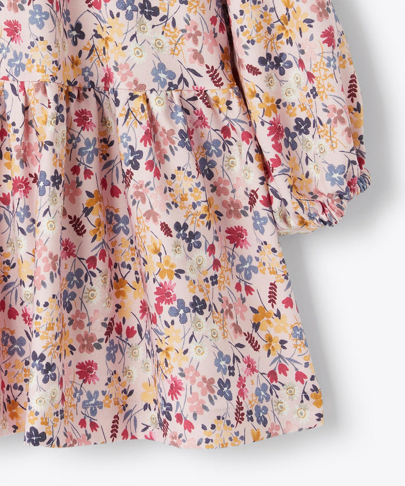 IL GUFO 花柄フランネルワンピース 42-840724033-16 4Y(105cm)
