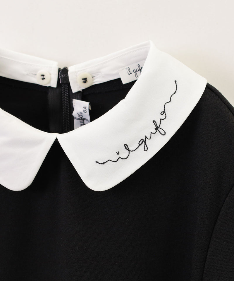 IL GUFO Milano knit dress (detachable collar) ★