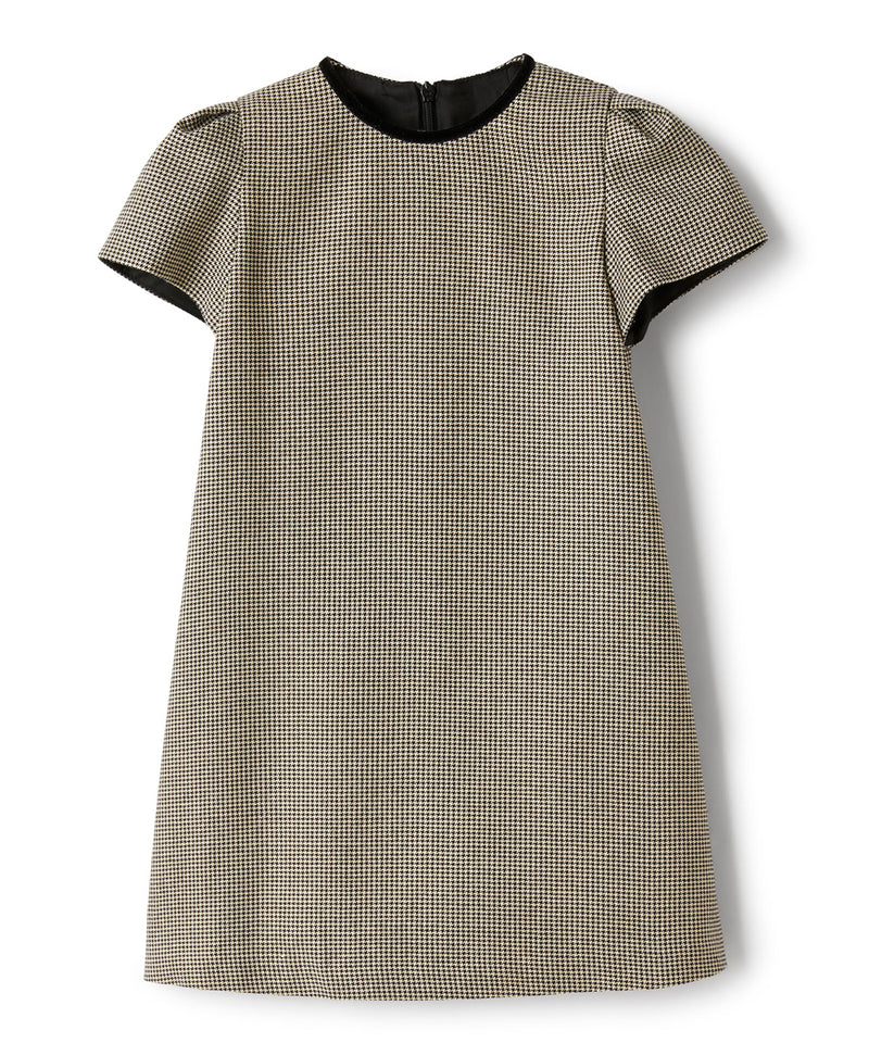 IL GUFO ルレックス千鳥格子ワンピース 42-840724046-03 8Y(130cm)/10Y(140cm)