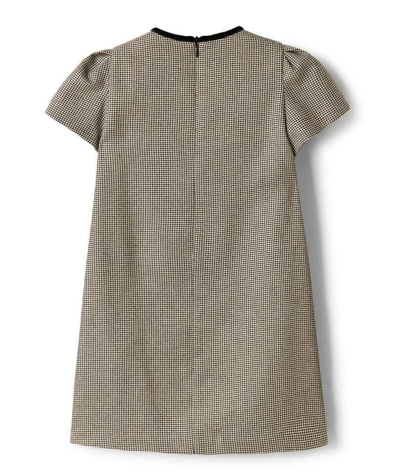IL GUFO ルレックス千鳥格子ワンピース 42-840724046-03 8Y(130cm)/10Y(140cm)