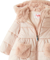 IL GUFO BABY&KIDS フェイクファー付きコート3