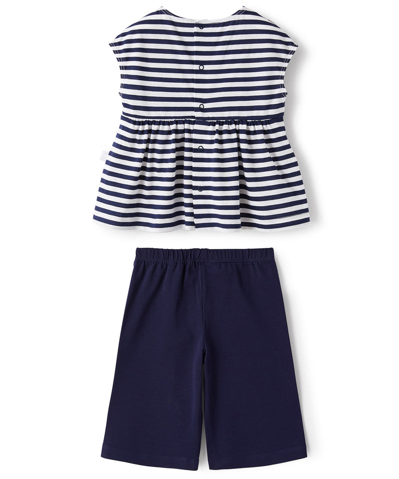 IL GUFO BABY&KIDS ボーダー柄セットアップ 31-841023017-06 18M/3Y/4Y