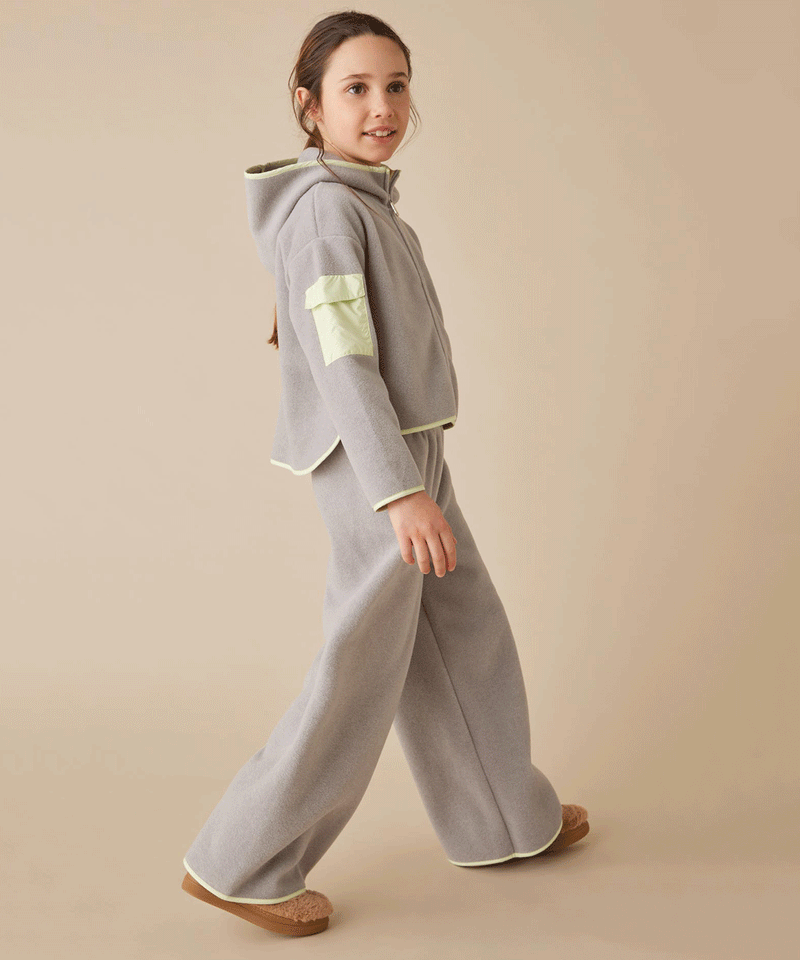 IL GUFO フード付きフリースセットアップ｜世界の子供服マ・メール