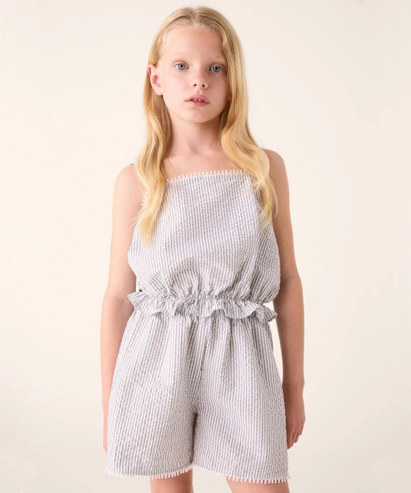 IL GUFO Print Seersucker Set