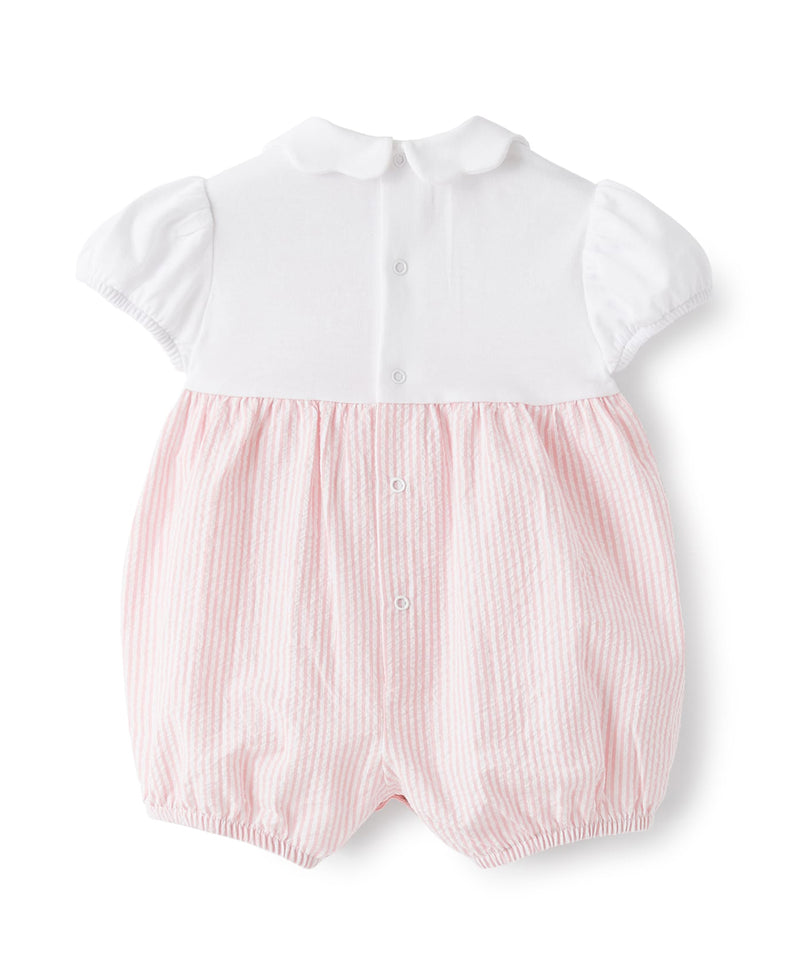 IL GUFO BABY シアサッカーコンビロンパース２