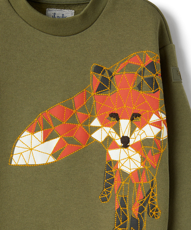 IL GUFO foxディティールスウェット3