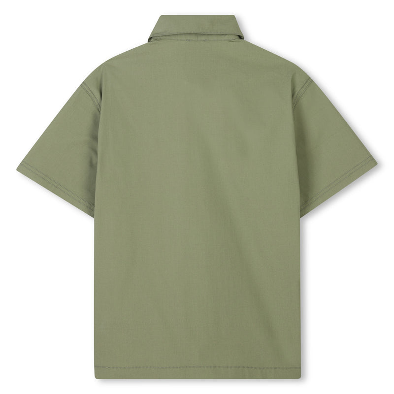 GIVENCHY Patch pocket stretch cotton shirt