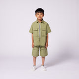 GIVENCHY Patch pocket stretch cotton shirt