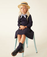 IL GUFO Striped Collar Dress (Removable Collar) 31-840723014-06 3Y/10Y/12Y/14Y