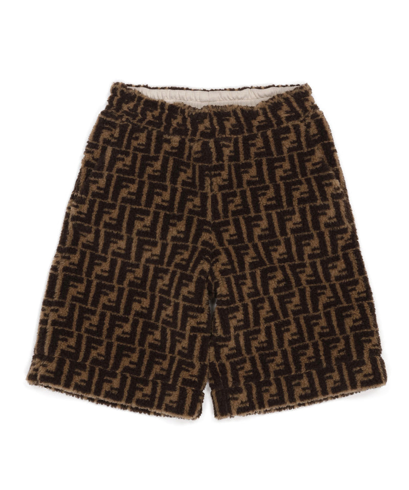 FENDI ズッカ柄ボアハーフパンツ1
