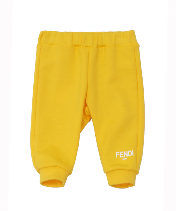 FENDI BABY ロゴスウェットパンツ1