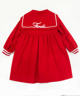 FENDI Sailor collar dress 22-060722025-17 3Y(100cm)/6Y(120cm) 