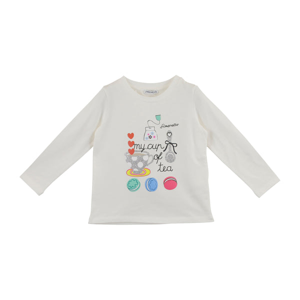 SIMONETTA Cut and Sew 92-350117190-01 3Y(100cm)