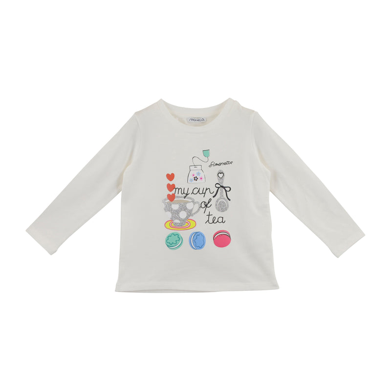 SIMONETTA Cut and Sew 92-350117190-01 3Y(100cm)