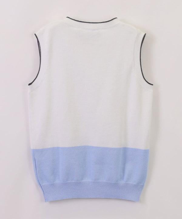 SIMONETTA Knit Vest 61-350414063-01 6Y(120cm)
