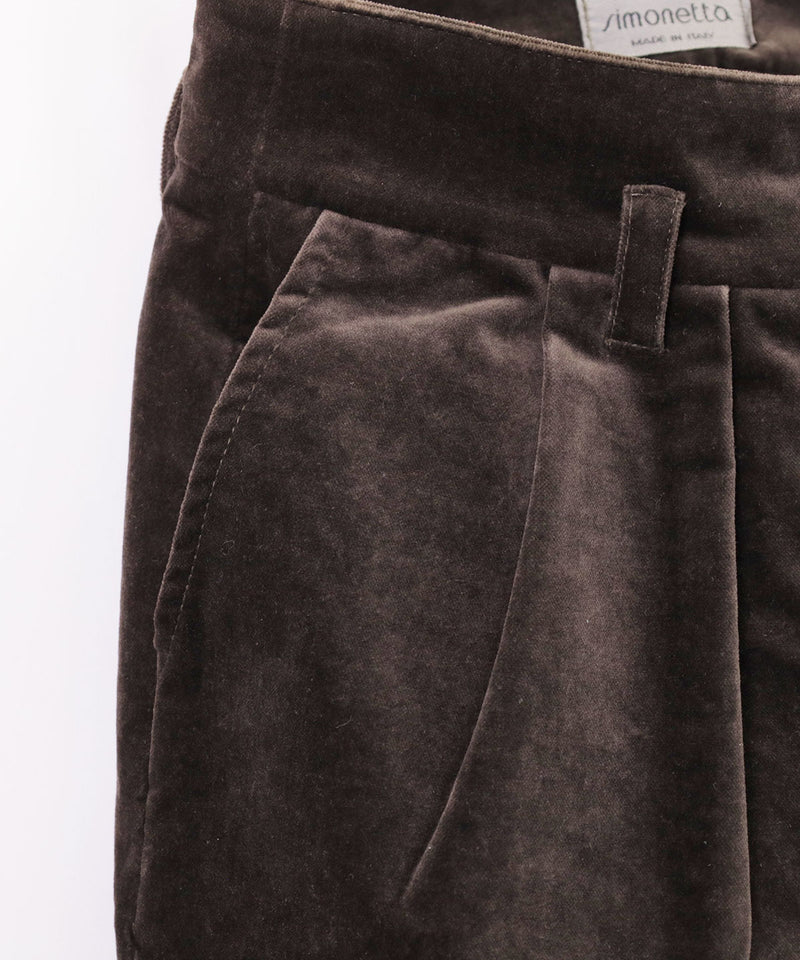 SIMONETTA Velvet Pants 72-350503180-14 15Y (168cm)