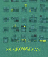 EMPORIO ARMANI オーガニックジャージー製 ピクセルイーグルロゴ カットソー４