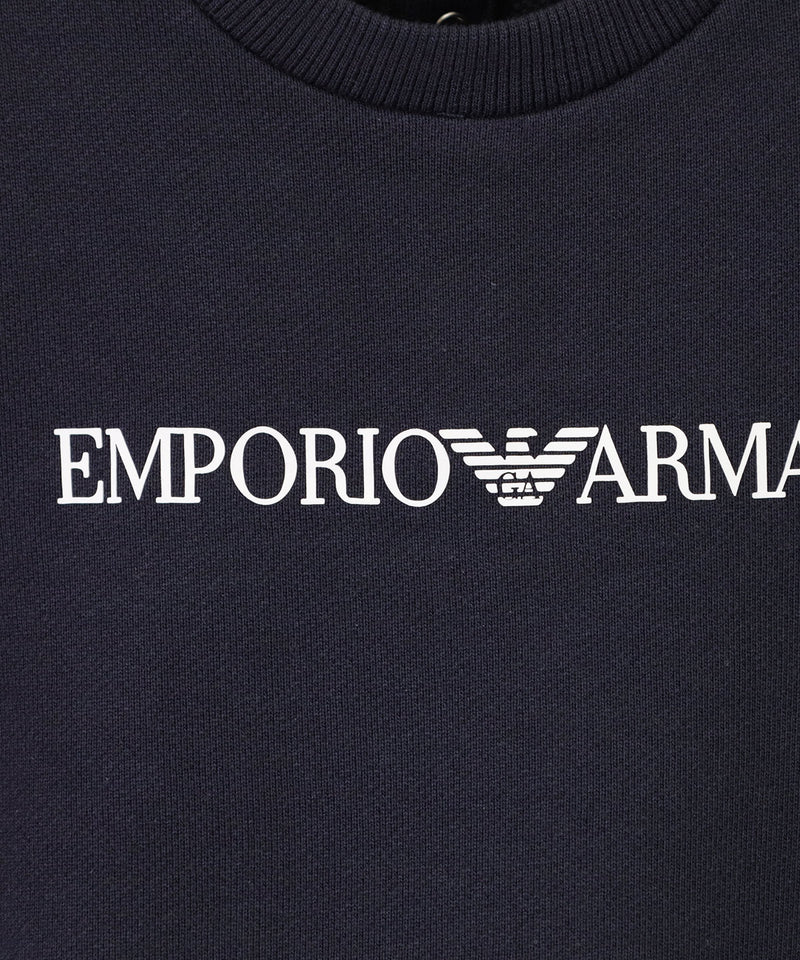 EMPORIO ARMANI スウェットシャツ モダール混 ロゴ3