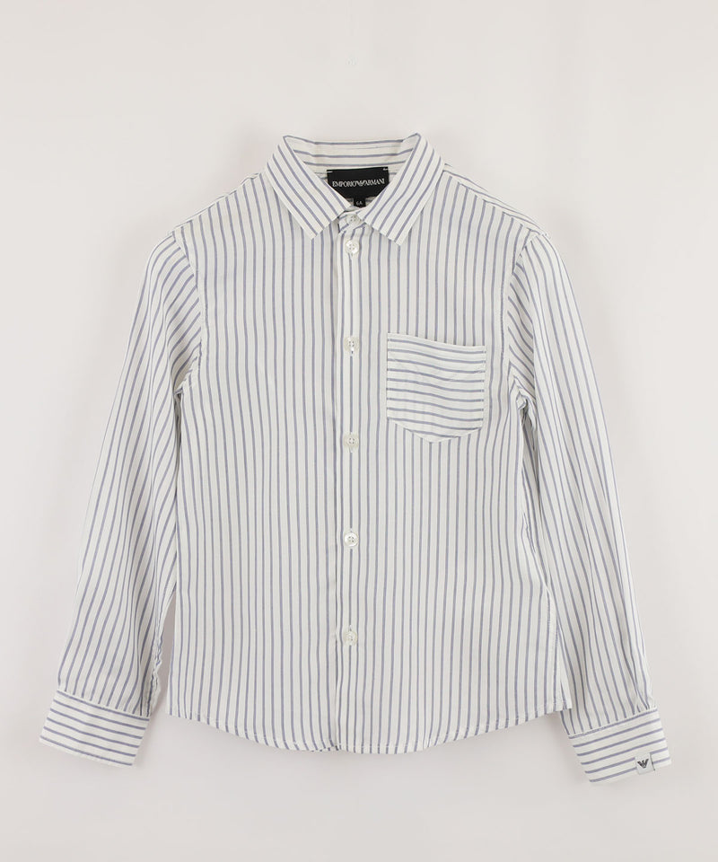 EMPORIO ARMANI Modal Striped Shirt 11-400308340-01 4Y(106cm) 