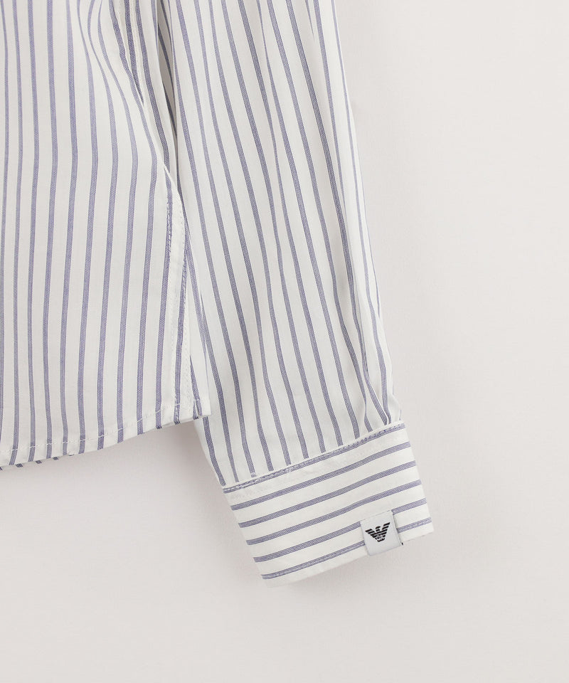 EMPORIO ARMANI Modal Striped Shirt 11-400308340-01 4Y(106cm) 