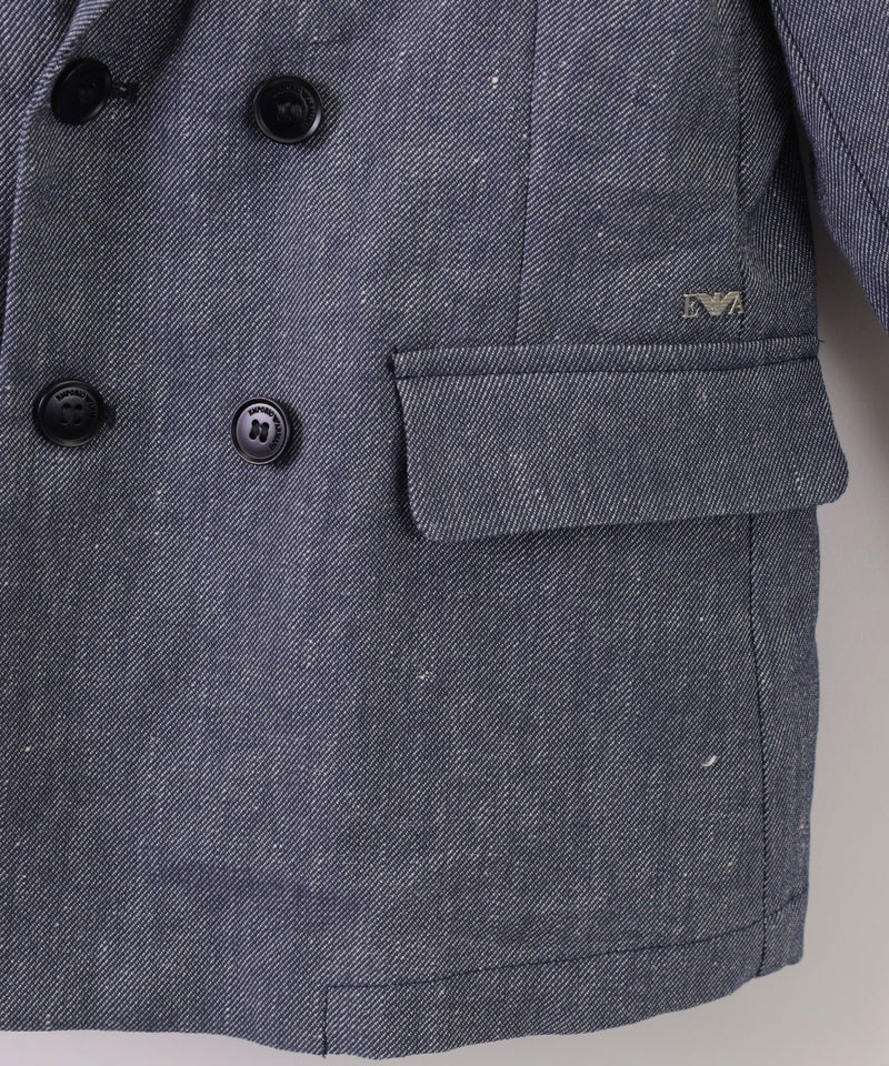 EMPORIO ARMANI Linen Blend Jacket 21-400822007-00 6Y/8Y/12Y/14Y 