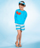 MIMISOL Striped Shorts 31-760523001-04 8Y/10Y/12Y 