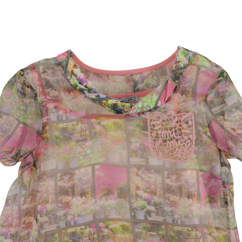 mimisol Transfer Print Dress 51-760701467-16 8Y(130cm)/10Y(140cm)