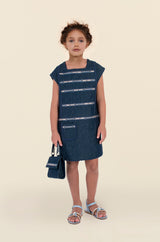MIMISOL Denim-style dress 11-760703006-06 8Y (130cm) 