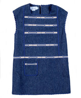 MIMISOL Denim-style dress 11-760703006-06 8Y (130cm) 
