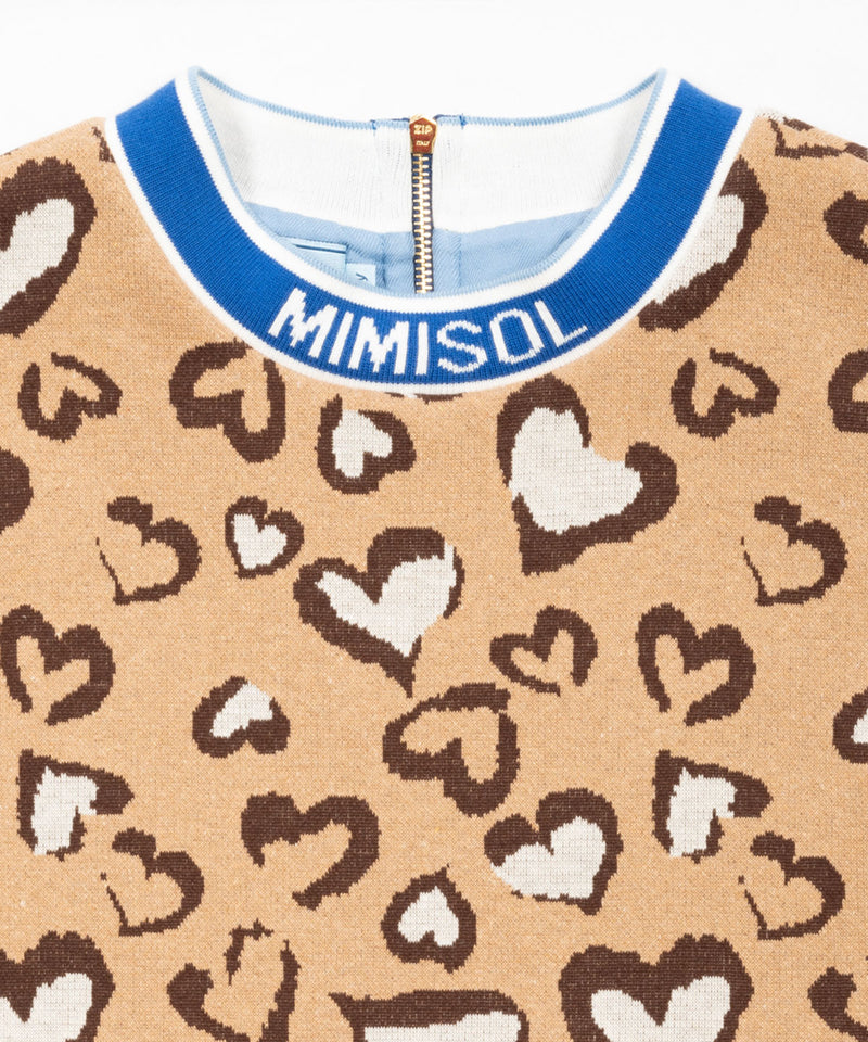 MIMISOL レオパードワンピース４
