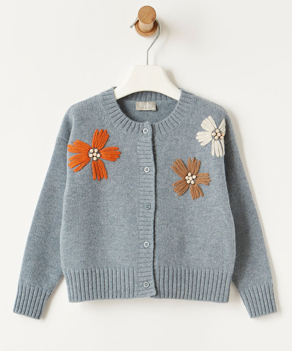 IL GUFO フラワー刺繍カーディガン1
