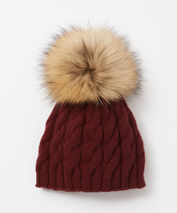 IL GUFO Fur knit hat 22-841622042-18 47(52cm)/49(54cm)/51(56cm) 