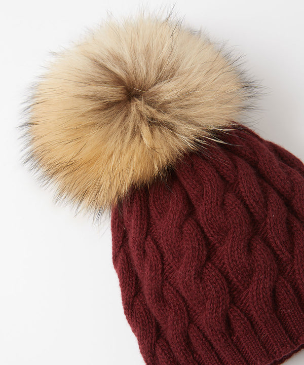 IL GUFO Fur knit hat 22-841622042-18 47(52cm)/49(54cm)/51(56cm) 