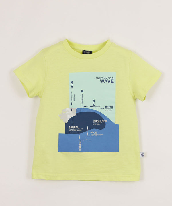 IL GUFO waveプリントＴシャツ 11-840107709-10 3Y/4Y/6Y/10Y