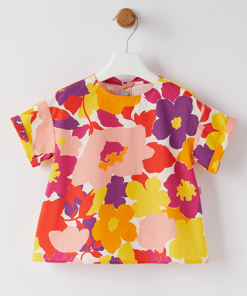 IL GUFO フラワートップス11-840307533-00 6Y(115cm)/8Y(130cm)