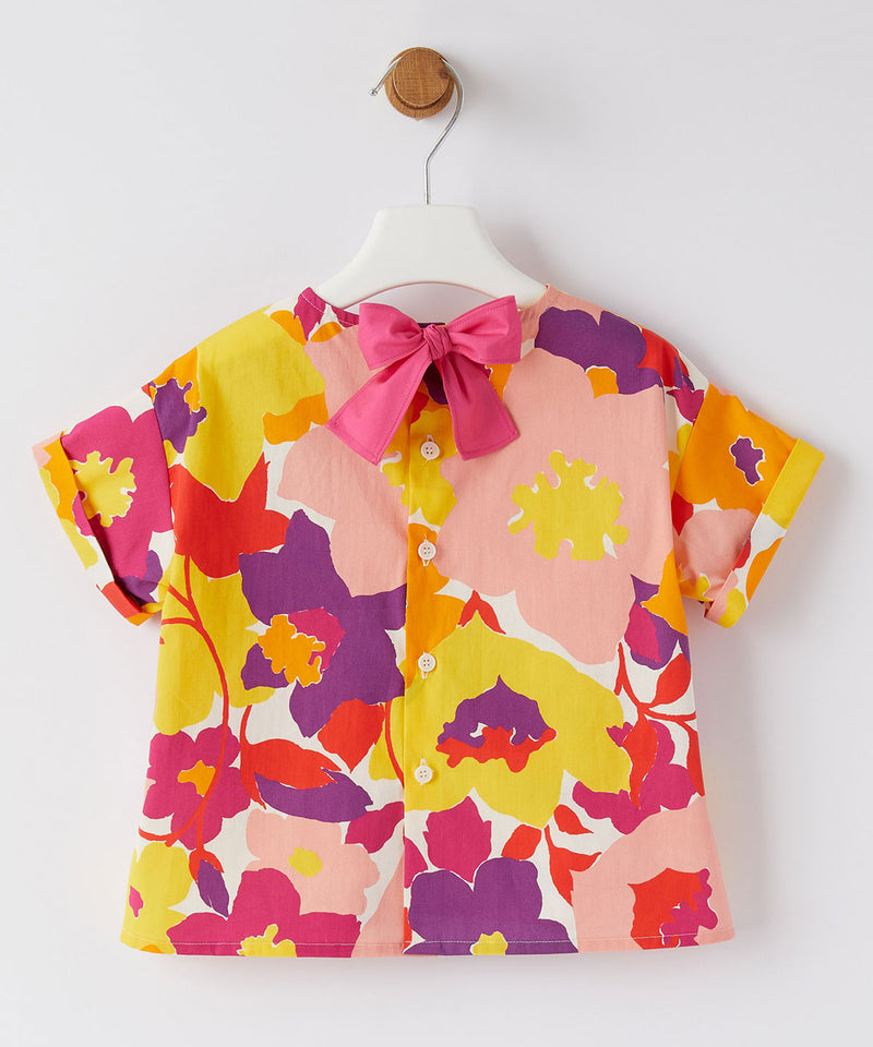 IL GUFO フラワートップス11-840307533-00 6Y(115cm)/8Y(130cm)
