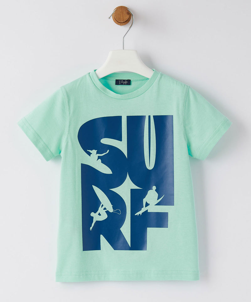 IL GUFO SurfプリントＴシャツ 11-840107710 04 3Y/4Y/8Y/14Y