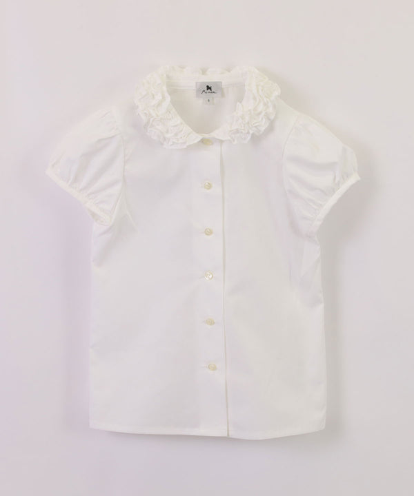 MAMERE CLASSIC ruffled collar blouse ★ 