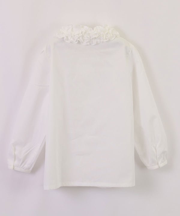 MAMERE CLASSIC Ruffled Collar Long Sleeve Blouse ★ 